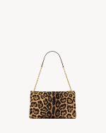 YSL CASSANDRE large pouch on chain in pony hair leather - Image 3